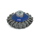 ITM Twist Knot Bevel Brush Steel 75mm - TM7002-075