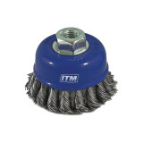 ITM Twist Knot Cup Brush Steel 100mm - TM7000-100