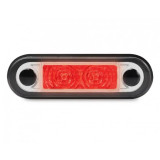 Hella LED Rear End Outline Red Recess Mount w/2.5m Cable - 2308-BULK