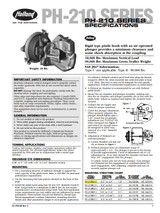 PINTLE HOOK ASSEMBLY, (Pintle Hook, Plunger & Air Chamber) - PH-210RA11