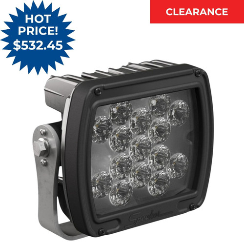 LED Work Lamp 526F 24V Black Housing Flood Beam