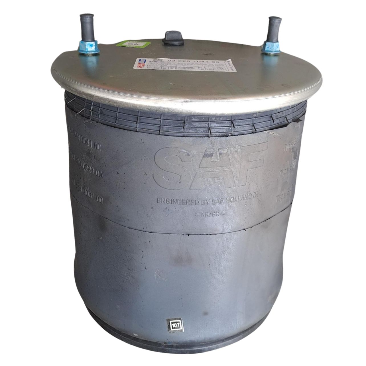 SAF Air Spring Φ350mm 230/675mm Plastic Base - TWL NZ