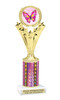 Butterfly theme Trophy. Choice of trophy design and height.  Great award for your spring and Easter pageants, events, competitions, parties and more. H501