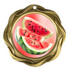 Gold Watermelon medal with choice of 5 designs.  Great for your themed pageants, festivals, eating or growing contests.  43573g