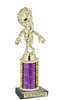 Halloween Trophy. Choice of column color and height.  Great award for your pageants, events, contests,  parties and more.  Zombie