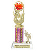 Chili   trophy with choice of trophy height and column. Great for your cooking contests, themed events and more. Current year will be used. F652-2
