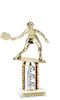 Pickleball theme  trophy with choice of trophy height and column color. Great for your pickleball games, tournaments, family gatherings. Female