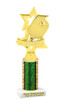 Pickleball theme  trophy with choice of trophy height and artwork. Great for your pickleball games, tournaments, family gatherings. 4031