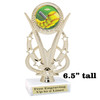 Softball-Baseball trophy.  6" tall trophy with choice of artwork. Great for your teams, schools and more!  h415