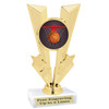 Basketball trophy.  6" tall trophy with choice of artwork. Great for your teams, schools and more!  92746