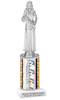 Silver Queen  trophy.  Great trophy for your pageants, events, contests and more!   1 Column Dazzle