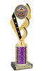 Halloween Trophy. Choice of artwork and height.  Great award for your pageants, events, contests,  parties and more.  Purple ph104