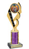 Halloween Trophy. Choice of artwork and height.  Great award for your pageants, events, contests,  parties and more.  Purple ph104
