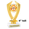 Fall - Fall Festival trophy.  Great for all of your fall pageants, fall festival contests, activities and more.  4506