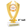 Fall - Fall Festival trophy.  Great for all of your fall pageants, fall festival contests, activities and more.  4506
