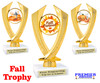 Fall - Fall Festival trophy.  Great for all of your fall pageants, fall festival contests, activities and more.  4506