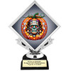 Halloween theme trophy.  Great for pageants,  Halloween pumpkin carving and decorating contests, costume contests and more!. 9 designs available. 5087s