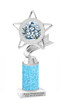 Glitter Snowman theme trophy. Great for all of your winter pageants, winter festival contests, activities and more. 5043s