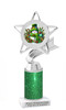 Glitter Snowman theme trophy. Great for all of your winter pageants, winter festival contests, activities and more. 5043s
