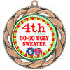 Ugly Sweater theme Medal.  Great for all of your Holiday Ugly Sweater Contests and parties.  US001