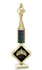Grand Supreme trophy.  Great for your pageants, festivals, contests or just for your favorite Queen.  Choice of column color and base.  Trophy height is 16" tall.  