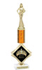 Grand Supreme trophy.  Great for your pageants, festivals, contests or just for your favorite Queen.  Choice of column color and base.  Trophy height is 16" tall.  