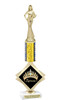 Supreme trophy.  Great for your pageants, festivals, contests or just for your favorite Queen.  Choice of column color and base.  Trophy height is 16" tall.  