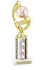 Easter theme Trophy. Choice of column color and height.  Great award for your pageants, events, competitions, parties and more. ph108c
