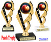 Peach trophy. 6" - 8" tall.  Great for your Peach Festival events,  baking, cookies, dessert competitions, pie eating contest and more. ph104