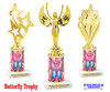 Butterfly trophy.  Perfect for your pageants, events, contests, and more.  Choice of figure and trophy height.  Sub-5