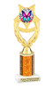 Butterfly trophy.  Perfect for your pageants, events, contests, and more.  Choice of color and trophy height.  ph97