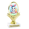 Easter  Trophy.   5" to 7" tall. Great award for your Easter events, Easter Egg Hunts, Egg decorating contests, competitions, parties and more. 90075-2
