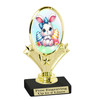 Easter  Trophy.   5" to 7" tall. Great award for your Easter events, Easter Egg Hunts, Egg decorating contests, competitions, parties and more. 90075-2