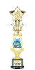Cheer trophy with choice of artwork.  Great for your squads, contests or just for your favorite cheerleader.   765