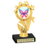 Butterfly Trophy.   6" to 8" tall. Great award for your themed pageants, spring events, contests and more.  ph48