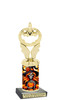 Our Exclusive Halloween trophy. Great trophy for your Halloween events, pageants and more.  10" tall - Sub H18