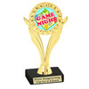 Game Night trophy for your family game nights, parties and more.  6.5" - 8.5" tall.  Ph80 Game Night trophy for your family game nights, parties and more.  6.5" - 8.5" tall.  Ph80