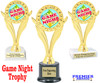 Game Night trophy for your family game nights, parties and more.  6.5" - 8.5" tall.  Ph80 Game Night trophy for your family game nights, parties and more.  6.5" - 8.5" tall.  Ph80