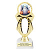 Halloween theme trophy.  Great for your Halloween pageants, events, contests and more. 6.5" - 8.5" tall.  Ph29-2