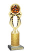 Halloween Trophy with glitter column. Choice of glitter color and height.  Great award for your pageants, events, contests,  parties and more. ph29  