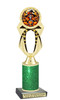 Halloween Trophy with glitter column. Choice of glitter color and height.  Great award for your pageants, events, contests,  parties and more. ph29  
