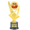 Fall or Halloween theme trophy.  Great for your Fall events, Halloween pageants, events, contests and more. 6.5" - 8.5" tall.  Ph107-2