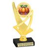 Fall or Halloween theme trophy.  Great for your Fall events, Halloween pageants, events, contests and more. 6.5" - 8.5" tall.  Ph107-2