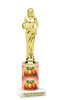 Fall or Halloween theme trophy.  Great for your Fall events, Halloween pageants, events, contests and more. Choice of figure, height and base.  Sub 3