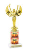 Fall or Halloween theme trophy.  Great for your Fall events, Halloween pageants, events, contests and more. Choice of figure, height and base.  Sub 3