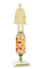 Fall theme trophy.  Great for your Fall events,  pageants, events, contests and more. Choice of figure, height and base.  Height starts at 10" tall Sub 1