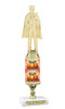 Fall theme trophy.  Great for your Fall events,  pageants, events, contests and more. Choice of figure, height and base.  Height starts at 10" tall Sub 3