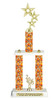 2-Column Fall theme trophy.  Great for your Fall events,  pageants, events, contests and more. Choice of  figure & height.  Height starts at 14" tall Sub 2