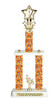 2-Column Fall theme trophy.  Great for your Fall events,  pageants, events, contests and more. Choice of  figure & height.  Height starts at 14" tall Sub 2