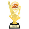 Fall theme trophy.  Great for your Fall events, Halloween pageants, events, contests and more. 6.5" - 8.5" tall.  Ph107-2
